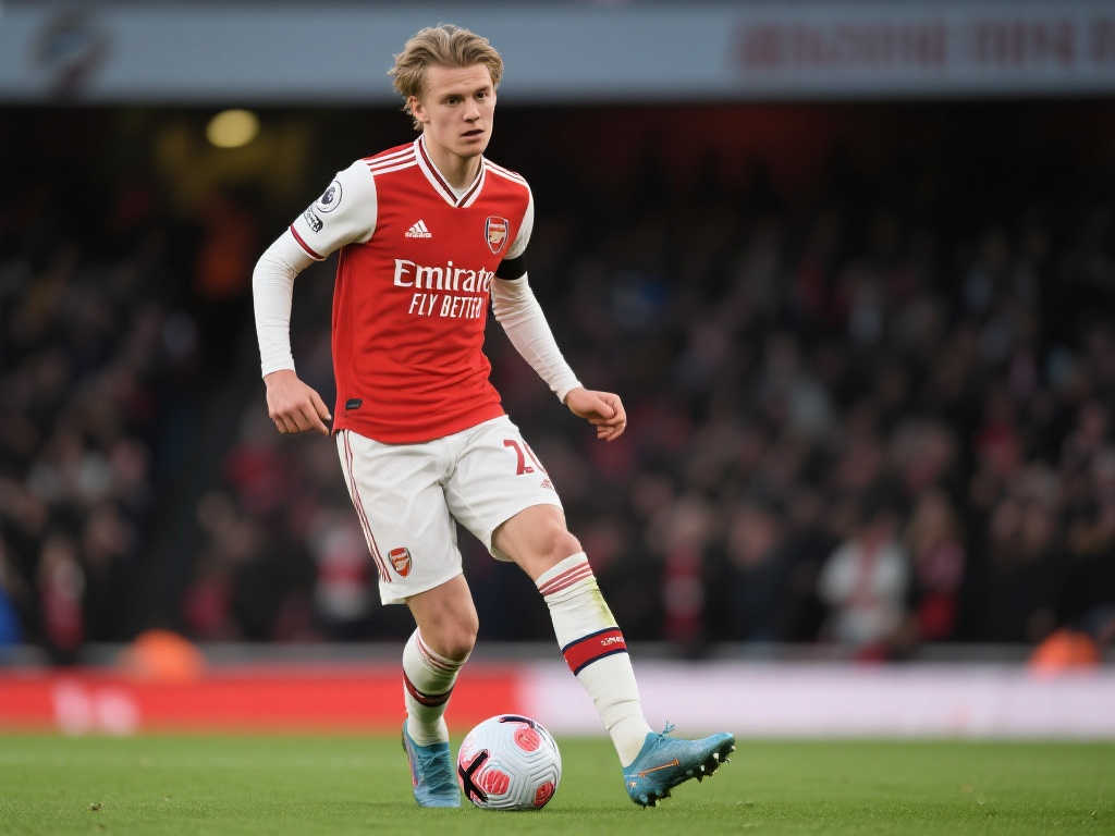 难评！☹️厄德高连续比赛获低分：球迷直呼跑位迷茫